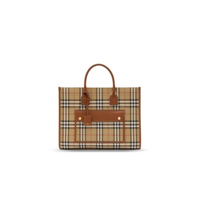 BURBERRY FREYA TOTE BAG 80975681 (40*30*16cm)